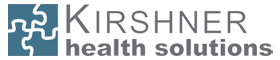 The Kirshner Health Solutions website scrolling logo