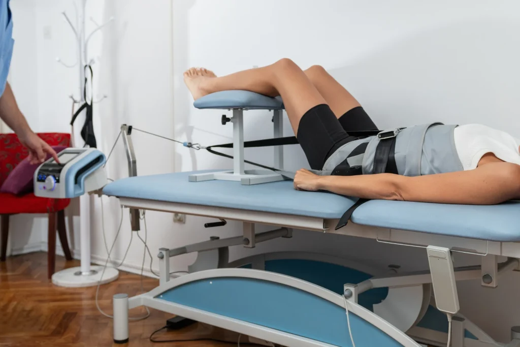 Non-surgical Spinal Decompression traction table in Allentown